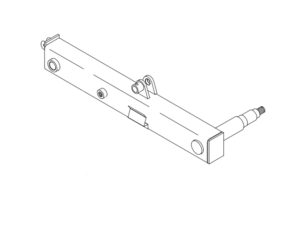 U-124777 AXLE WELDMENT