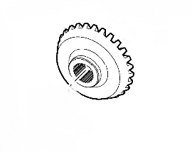 U-527825 BEVEL GEAR